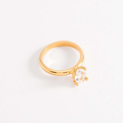 Anillo clásico Diamonice