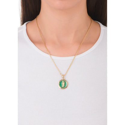 Collar de San Judas Tadeo en Baño de Oro 18k 50 cm